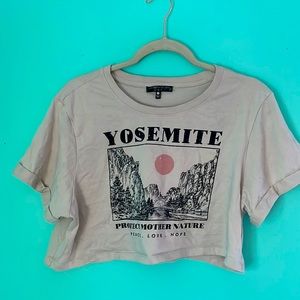 Cool Yosemite Crop Tee